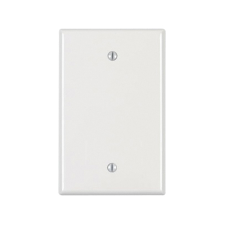 LEVITON Wallplates Mid Nyl 1G Blank-W PJ13-W